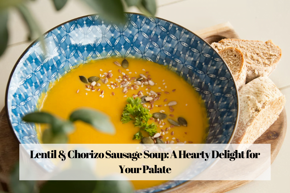 Lentil & Chorizo Sausage Soup: A Hearty Delight for Your Palate