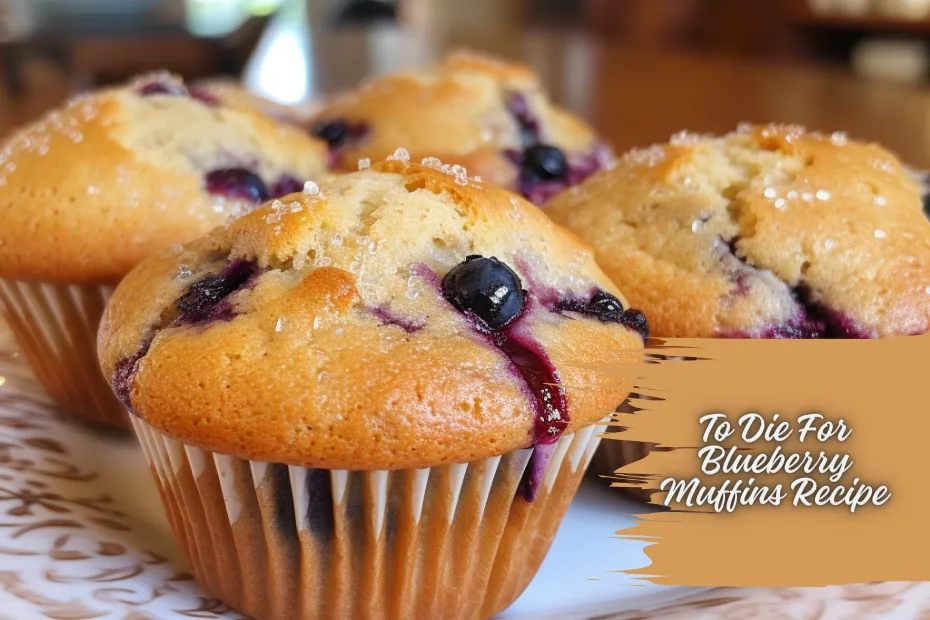 To Die For Blueberry Muffins Recipe