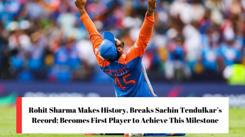 Rohit Sharma Makes History, Breaks Sachin Tendulkar’s Record; Becomes First Player to Achieve This Milestone